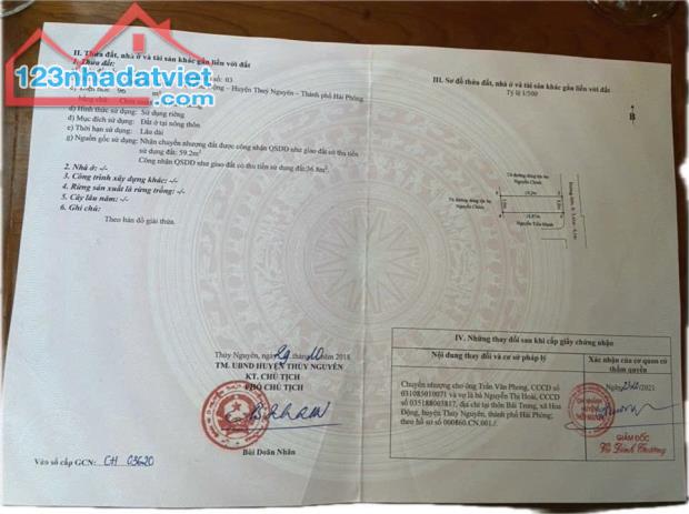 Chính chủ gử.i bá.n  lô đất đẹp như Hoa khôi mặt đường Tdp - Bái Ngoài - Hoa động ✅✅✅  ✅ - 2