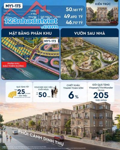 🏰 BIỆT THỰ MY1-173 – TUYỆT PHẨM NGHỈ DƯỠNG GIỮA ĐẢO THIÊN ĐƯỜNG 🌴