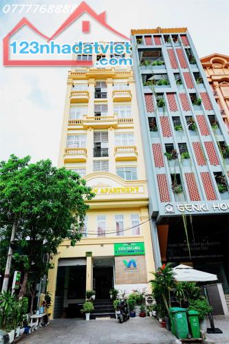 7%/năm Tòa Nhà Căn Hộ Dịch Vụ 50P HĐT 300tr/T 8 Tầng Mt Đường 24m Q7