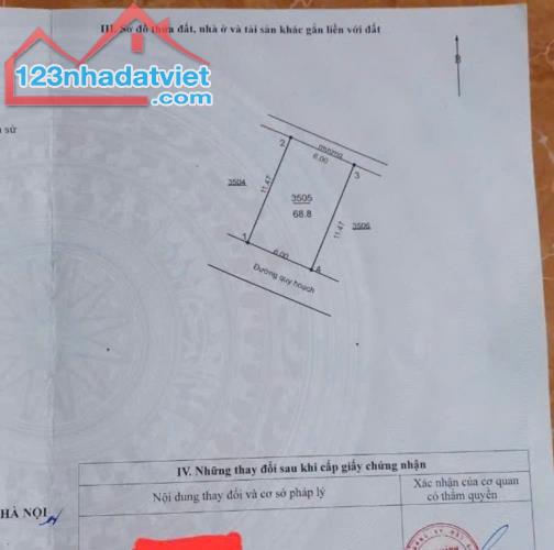 Bán lô đất Ngọc Liệp, Quốc Oai, ngay 2 bệnh viện lớn, gần đại lộ thăng long