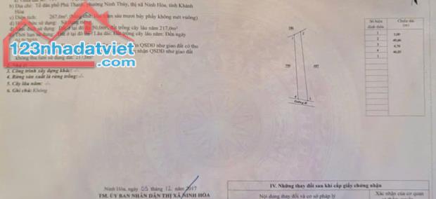 Bán lô đất đẹp Ninh Thủy, Ninh Hoà, trước dịch giá 4 tỷ 200 không bán nay bán 2 tỷ 400 - 3