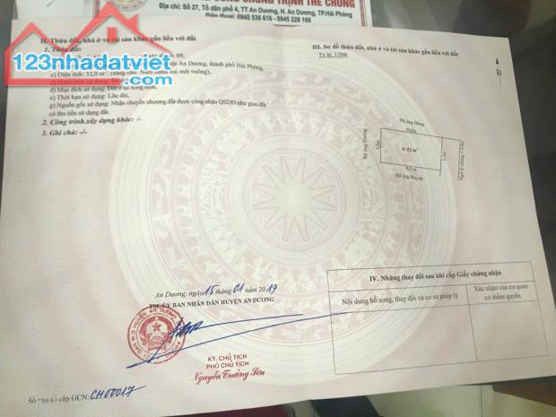 ĐẤT ĐẸP - GIÁ TỐT - Vị Trí  Cống Mỹ, phường Nam Sơn, Quận An Dương, Hải Phòng