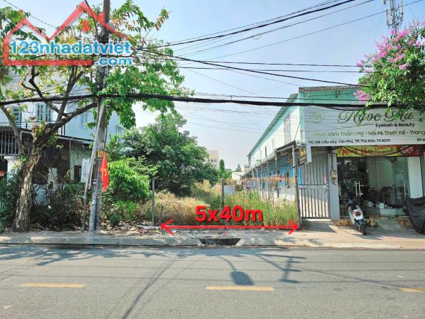 ĐẤT MẶT TIỀN ĐƯỜNG CẦU XÂY, DT 170M², VUÔNG A4, TÂN PHÚ, TP. THỦ ĐỨC
