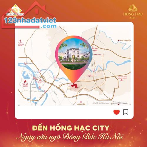 CỞ HỘI SỞ HỮU NHÀ CÓ ĐẤT TẠI HỒNG HẠC PHÚ MỸ HƯNG BẮC NINH VỚI GIÁ TỐT GIAI ĐOẠN 1 - 2