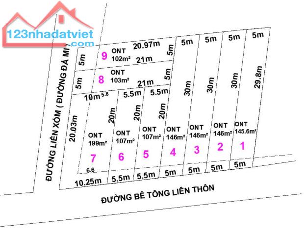 Bán đất thổ cư Thạnh Mỹ Ninh Quang Ninh Hòa giá chỉ 500 triệu - 2