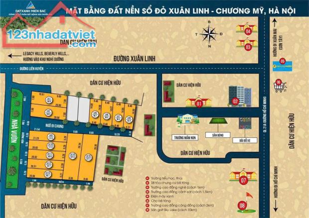 HƠN 100M XUÂN LINH- THỦY XUAN TIÊN GIÁ LOANH QUANH 2 TỶ TIỆN ÍCH BẠT NGÀN