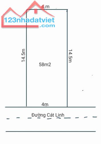 Cần bán đất tuyến đầu mặt đường Cát Linh, Tràng Cát 58m2 giá 3.3 tỷ - 2