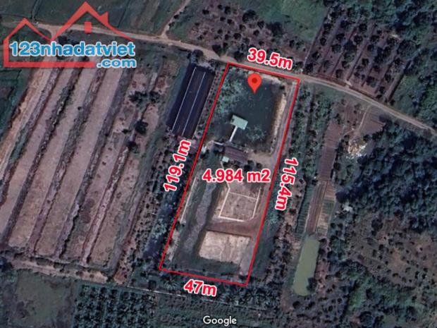 Quá rẻ Đất 0.5Ha, Nở hậu, Đ.4m – Trường Đông TN