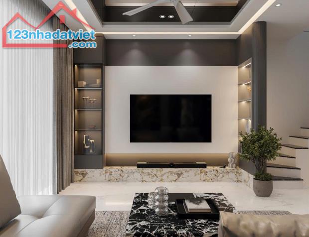 HƠN 8 TỶ, NHÀ MỚI KOONG PHỐ LÂM HẠ 40M, 6T, MT5M, THANG MÁY, 10M RA Ô TÔ TRÁNH. - 2