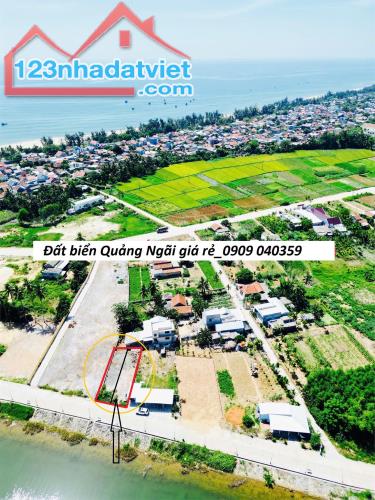 Bán 238m2 View Trực Diện Sông Vệ Đức Lợi Mộ Đức, 100m2 thổ cư giá 1.5 tỷ