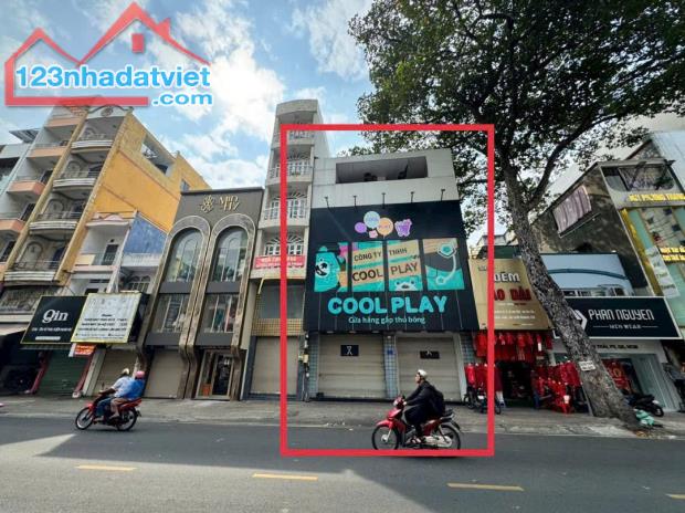 Cho thuê nhà mặt tiền 185-187 Nguyễn Trãi, P2, Q5. Trệt, 4 lầu, DT 9x22 chỉ 200tr
