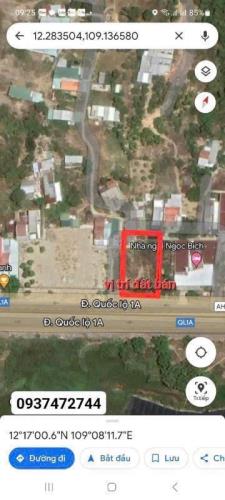 Càn bán đất mặt tiền QL1A xã Vĩnh Phương, TP Nha Trang . DT 700 m2 , có 80m2 thổ cư . - 2