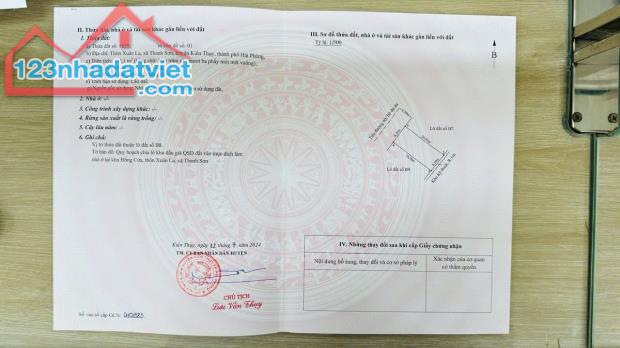 ❌❌❌ Bán lô B7 B8 đấu giá Đợt 2 Xuân La - Thanh Sơn - Kiến Thuỵ - 1