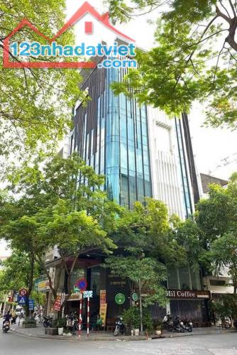 BÁN TÒA BUILIDING- LÔ GÓC, Mặt Phố Nguyên Hồng 105m/9Tầng/MT 17m 103 Tỷ