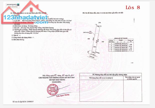 Đất sổ sẵn đường nhựa Long Tân - Dầu Tiếng - 4