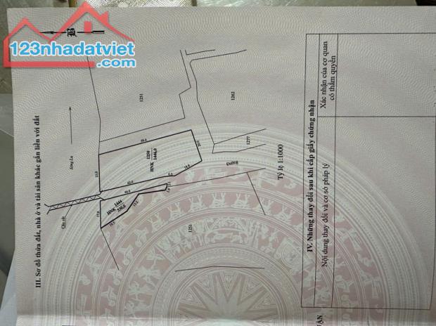 💰 290 TRIỆU – BÁN GẤP 1.776M² ĐẤT NÔNG NGHIỆP – MẶT SÔNG, ĐƯỜNG Ô TÔ ĐẾN ĐẤT 💰

📍 Vị - 3
