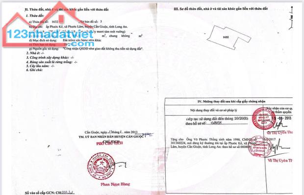 ĐỘC QUYỀN CHÍNH CHỦ GỬI BÁN – LÔ ĐẤT VƯỜN GẦN 900M² – SÁT CẠNH NHÀ BÈ – GIÁ CHỈ 2.6 TỶ