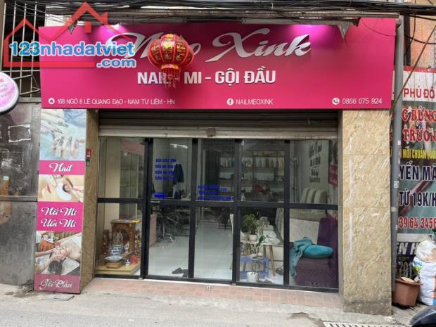 Sang nhượng quán nail – mi – gội mặt đường ngõ 8, Phú Đô, Lê Quang Đạo