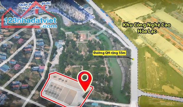 bán đất hòa lạc diện tích 505m2, Sổ đỏ chính chủ, công chứng trong ngày - 3