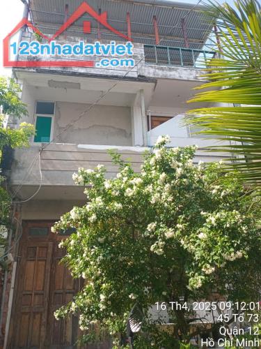 BÁN NHÀ 3 TẦNG - XE HƠI NGỦ TRONG NHÀ - 93m2 -  5.2 TỶ - TÂN THỚI NHẤT,Q12