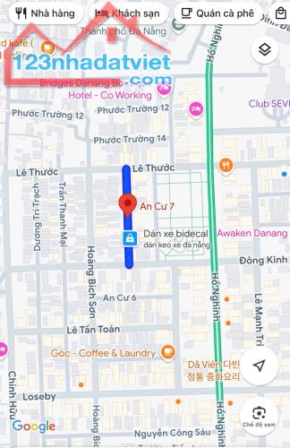 Bán đất đường (5.5m) An Cư 7, Sơn Trà, TP Đà Nẵng - Gần Biển - DT 80m2, Giá 8,5 tỷ TL - 1