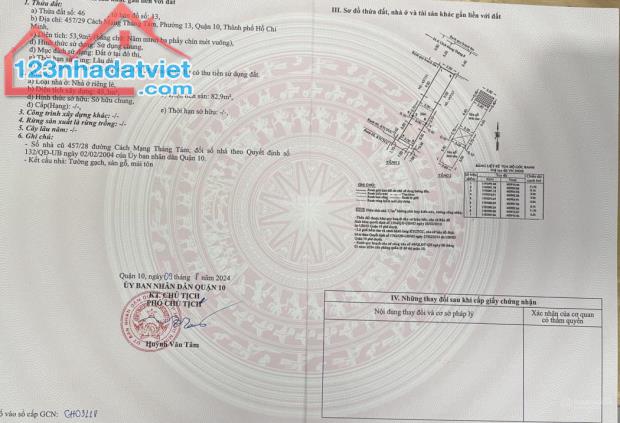 🏡 Bán nhà HXH CMT8, Q.10, xe quay đầu, gần MT, 8.x tỷ!