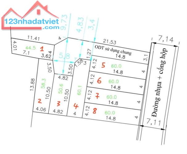 Duy nhất lô 44m ngay Hoa Động ngõ ô tô 7 chỗ quay đầu giá SIÊU SỐC chỉ 1,3x tỷ.  Diện tích - 2