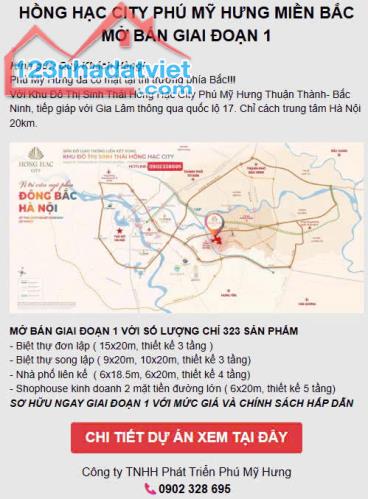 HỒNG HẠC CITY PHÚ MỸ HƯNG - KIẾN TẠO ĐÔ THỊ ĐÁNG SỐNG BẬC NHẤT MIỀN BẮC - 3