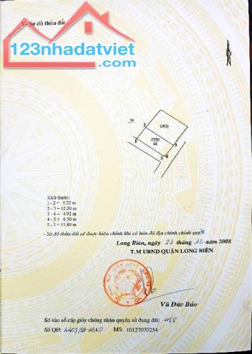 Bán nhà Riêng tại đường Nguyễn Văn Linh, Sài Đồng, Long Biên, Hà Nội, 5,7 tỷ, 61 m2.