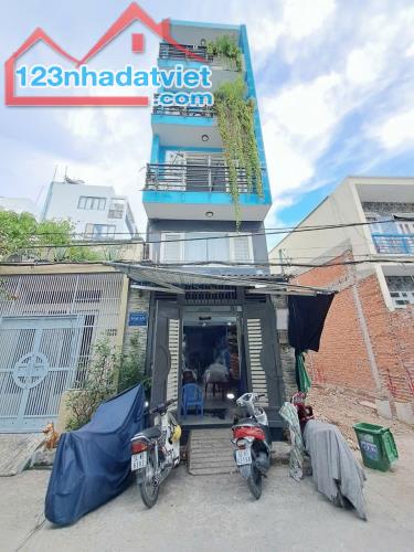 Nhà 5 tầng, hẻm 6m ô tô thông, cạnh Khu Celadon, 6.3 tỷ