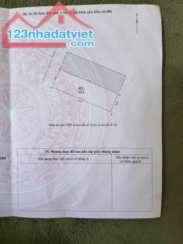 CẦN BÁN 52,5M ĐẤT,ĐỘI 9  NGỌC HỒI – THANH TRÌ  Ô TÔ VÀO ĐẤT – GẦN NHÀ GA, CHỈ 6 TỶ 35. - 1