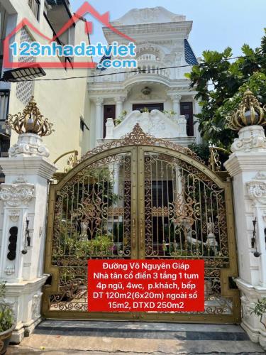 BÁN BIỆT THỰ 3,5 TẦNG PHONG CÁCH LÂU ĐÀI PHÁP TÂN CỔ ĐIỂN, KIỆT ÔTÔ VÕ NGUYÊN GIÁP, TP HUẾ - 4