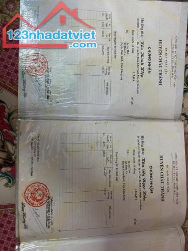 TÔI CHÍNH CHỦ BÁN 2 LÔ ĐẤT LIỀN KỀ TẠI Bình An - Châu Thành - Kiên Giang