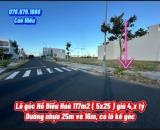 💥 Lô góc Hồ Điều Hoà 117m2 ( 5x25 ) giá 4,5 tỷ, thành phố Tuy Hòa