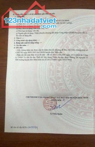Bán gấp nhà 99m2 có SHR Tân hiệp Hóc môn Giá 720tr. - 4
