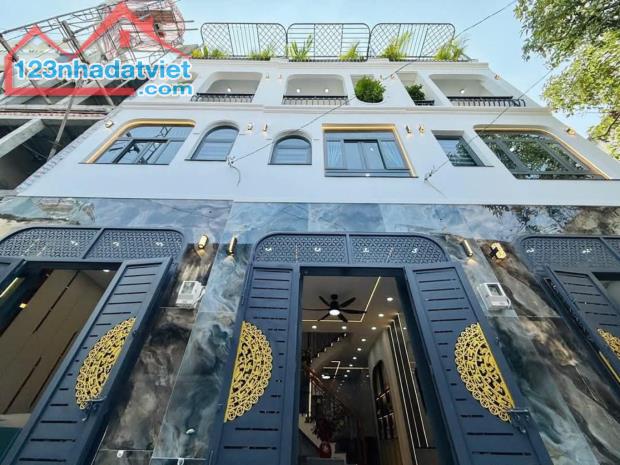 NHÀ BÁN, 4 TẦNG, HẺM THOÁN, ĐƯỜNG SỐ 9, 40m2, GÒ VẤP, NHỈNH 5 TỶ