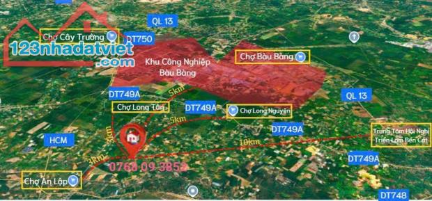 Bán Đất sổ sẳn đường nhựa Long Tân -Dầu Tiếng