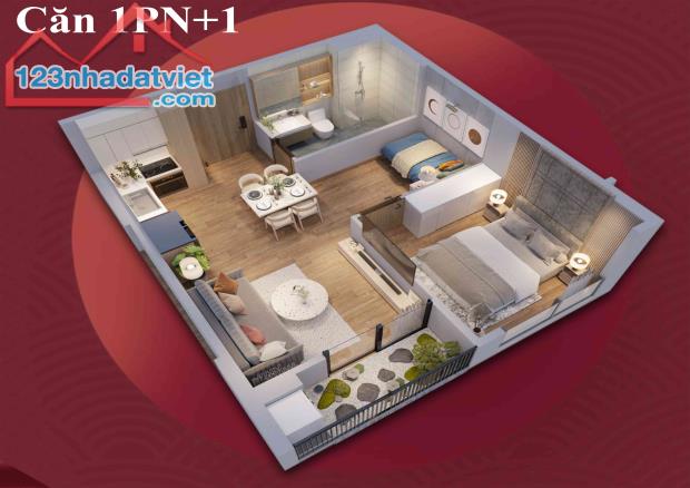 BÁN QUỸ NGOẠI GIAO ĐỘC QUYỀN TẦNG 15,16, CĂN 1PN+1, GIÁ 1.95 tỷ, TẠI VINHOMES THANH HÓA - 2