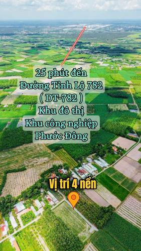 Hiệp Thạnh Gò Dầu . Bán đất DT 184m2 full thổ cư , Gần KCN - 3