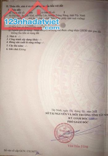 Định Cư Nơi Khác Không tiện trông coi bán dãy trọ ở Gia Lộc Trảng Bàng 400m2 Sổ hồng Riêng