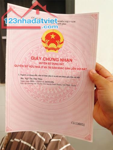 CẦN BÁN NHANH LÔ ĐẤT TẠI xã An Hải, huyện Ninh Phước, tỉnh Ninh Thuận - 1