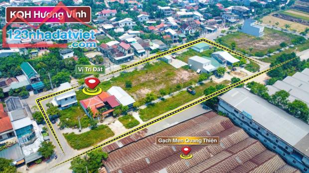 Bán đất 149,2m2 KQH Hương Vinh, gần gạch men Quang Thiện, 1 lô dy nhất giá rẻ chỉ 2,5 tỷ - 2