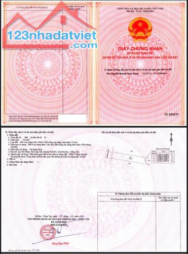 Chính Chủ Cần Bán Lô Đất Vị Trí Đẹp Tại Bà Rịa - Vũng Tàu