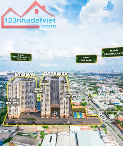 Căn hộ view sông mặt tiền Quốc Lộ 13, giá chỉ 2.066 tỷ/2PN, giỏ hàng trực tiếp CĐT