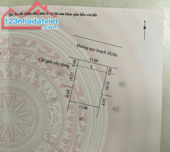 Bán đất biệt thự KQH Văn Tiến Dũng, tặng nhà vườn, Thuỷ Dương, Hương Thuỷ, TP Huế - 3