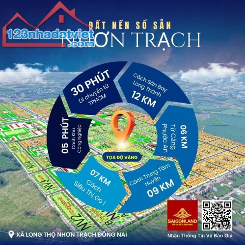 Cty Saigonland - Đầu tư đất nền  tại Nhơn Trạch với tài chính từ 2 đến 3 tỷ đồng - 2