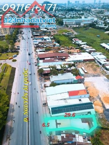 BÁN NHÀ SỔ RIÊNG 196,5M2 MẶT TIỀN QUỐC LỘ 1K, CHỢ HÓA AN - 1