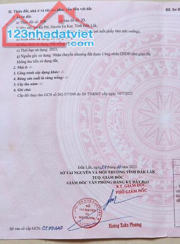 CẦN BÁN ĐẤT QUY HOẠCH KHU DÂN CƯ – HUYỆN EA KAR, ĐẮK LẮK - 3