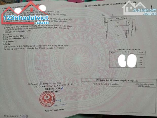 CHÍNH CHỦ CẦN BÁN NHANH LÔ ĐẤT TÂN THÔNG HỘI, CỦ CHI, SỔ HỒNG RIÊNG, BAO CÔNG CHỨNG - 4