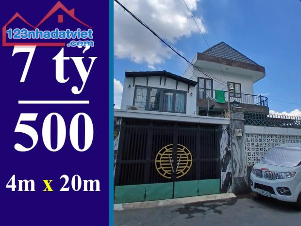 BÁN NHÀ HẺM XE HƠI QUẬN 7 - 2 TẦNG - 60 LÂM VĂN BỀN, TÂN KIỂNG